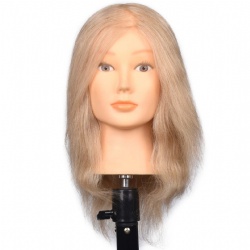 Queen hair female mannequin head for professional hairdressing academy