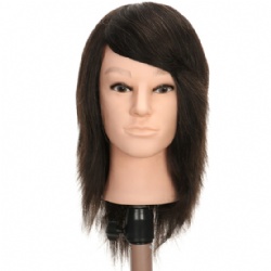 Queen hair male mannequin head